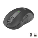 Logitech Signature M650 Wireless Mouse RF Wireless+Bluetooth Optical 4000 DPI, Graphite