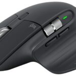 Logitech MX Master 3S for Business Wireless Mouse RF Wireless + Bluetooth, Laser, 8000 DPI, Graphite