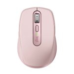 Logitech MX Anywhere 3S Mouse - RF Wireless + Bluetooth, Laser, 8000 DPI, Rose
