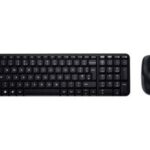 Logitech MK220 Combo Wireless Keyboard + Mouse, US, Black