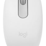 Logitech M196 Wireless Mouse, Bluetooth, 1000 DPI, Off-White