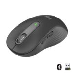Logitech Signature M650 L Wireless Mouse RF Wireless + Bluetooth, 4000 DPI, Graphite
