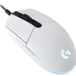 MOUSE USB OPTICAL G203/WHITE 910-005797 LOGITECH