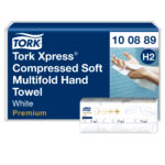 Lehträtik 2-kihiline TORK Xpress® Compressed Soft Multifold Premium Z-fold, 24x21,2cm 225 lehte (100889)