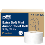 Tualettpaber 3-kihiline TORK Extra Soft Mini Jumbo Premium T2 120m (110255)