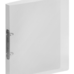 Rõngaskaaned VIQUEL A4 25mm 2r plast matt läbipaistev