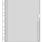 Kiletasku köidetav A4 känguru F-tasku klapita PROLEXPLAST