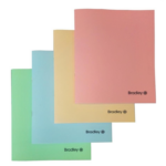 Kaustik klamberköites A5 BRADLEY ruuduline plastkaaned 36 lehte