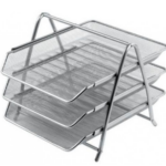 Dokumendisahtel A4 3-osaline metallist hõbedane Forofis