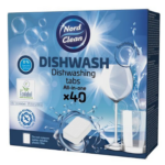 Nõudepesumasina tabletid NORD CLEAN 40tk