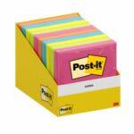 Märkmepaber 76x76mm POST-IT assortiivärvid 10x100 lehte