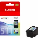 Canon CL-511 Color (2972B001) Ink Cartridge, CMY
