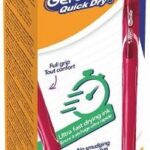 BIC Gell Pen Gelocity QUICK DRY Red, Box 12 pcs. 494671