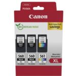 Canon PG-560XL/CL-561XL (3712C009) Ink Cartridge Multipack, BK/CMY