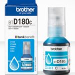 Brother BTD180C Ink Refill Bottle, Cyan