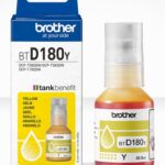 Brother BTD180Y Ink Refill Bottle, Yellow