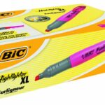 BIC Highlighter XL 2-5 mm, pink, Box 10 pcs. 247130