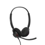 Jabra Engage 40 MS Stereo Inline Link Wired Headset, USB-C/USB-A, Black