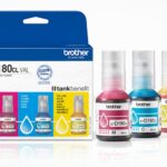 Brother BTD180CLVAL Ink Refill Bottles Multipack, CMY