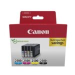Canon PGI-2500 (9290B006) Ink Cartridge Multipack, C/M/Y/BK