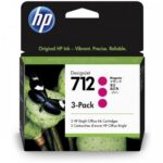 HP 712 3-pack (3ED78A) Ink Cartridge, Magenta