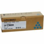 Ricoh SP C360X (408251) Toner Cartridge, Cyan (SPEC)