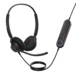 Jabra Engage 40 MS Stereo Inline Link Wired Headset, USB-A, Black