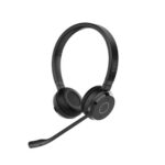 Jabra Evolve 65 TE UC Stereo Link390a Wireless Headset, Bluetooth, USB-A, Black