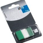 Paper-index  Global Notes, 25x43mm, green, Plastic (1x50)  0718-204