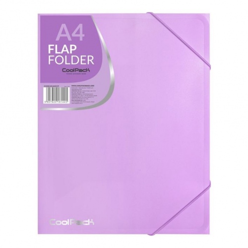 Coolpack flap folder PP, A4, pastel purple - Image 1