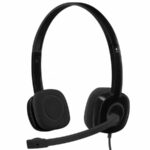 Logitech H151 Stereo Wired Headset 3.5 mm jack, Black