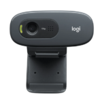 Logitech C270 HD Webcam, Dark Grey