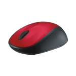 Logitech M235 Wireless Mouse, RF Wireless, 1000 DPI, Red/Black