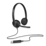 Logitech H340 USB Wired Headset USB-A, Black
