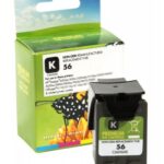 Static Control Ink Cartridge Black, Compatible with HP 56 (C6656AE)