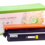 Static Control Toner Cartridge Yellow, Compatible with HP 410X (CF412X)/Canon CRG 046H