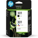 HP 301 (N9J72AE) Ink Cartridge Multipack, BK/CMY