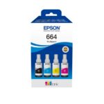 Epson 664 EcoTank (C13T66464A) Ink Refill Bottles Multipack, CMYK