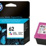 HP 62 Tri-color (C2P06AE) Ink Cartridge, CMY