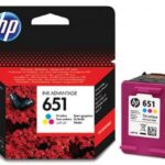 HP 651 Tri-color (C2P11AE) Ink Cartridge, CMY