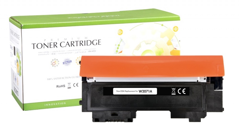 Static Control Toner Cartridge Cyan, Compatible with HP 117A (W2071A) - Pilt 1