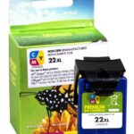 Static Control Ink Cartridge CMY, Compatible with HP 22XL Tri-color (C9352CE)