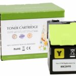 Static Control Toner Cartridge Yellow, Compatible with Lexmark 802HY (80C2HY0)