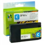 Static Control Ink Cartridge Cyan (New Chip), Compatible with HP 951XL (CN046AE)