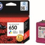 HP 650 Tri-color (CZ102AE) Ink Cartridge, CMY