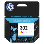 HP 302 Tri-color (F6U65AE) Ink Cartridge, CMY