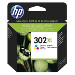 HP 302XL Tri-Colour (F6U67AE) Ink Cartridge, CMY