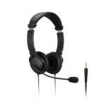 Kensington Classic Wired Headset, 3.5 mm jack, Black