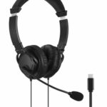 Kensington Classic Wired Headset USB-C, Black