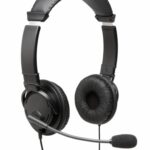 Kensington Classic Wired Headset, USB-A, Black